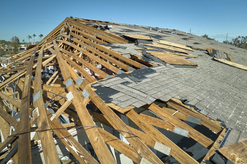 Damaged Roof Before Restoration